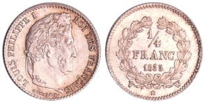 France - Louis-Philippe Ier (1830-1848) - 1/4 de franc 1835 W (Lille)