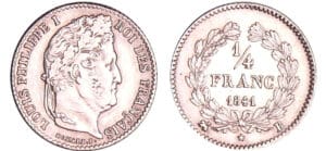 France - Louis-Philippe Ier (1830-1848) - 1/4 de franc 1841 B (Rouen)