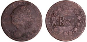France - Constitution (1791-1792) - 12 deniers type FRANCOIS 1792 D, gravée "ROI"