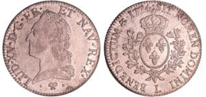 France - Louis XV (1715-1774) - Ecu à la vieille tête - 1774 L (Bayonne) France - Louis XV (1715-1774) - Ecu à la vieille tête - 1774 L (Bayonne)