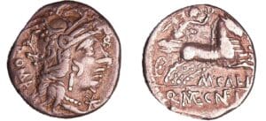 Calidia - Denier (117 - 116 av. J.-C.)