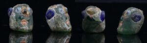 Phénicie - Perle anthropomorphe en pâte de verre - 500 / 300 av. J.-C.