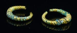 Proche Orient - Boucles d'oreilles en or - 500 / 300 av. J.-C.