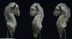 Romain - Buste d'animal en bronze - 100 / 200 ap. J.-C.