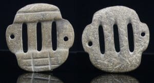 Précolombien - Mexique - Mezcala - Temple schématique en pierre - 300 / 100 av. J.-C.