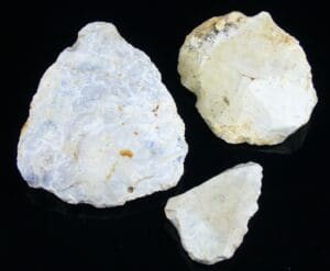 Néolithique - Troissereux (Oise 60) - Lot de 3 silex.