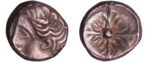 France - Aquitaine - Drachme imitation de Rhodé (240-220 av. J.-C.)