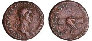 Nerva - As (96, Rome) - Mains jointes