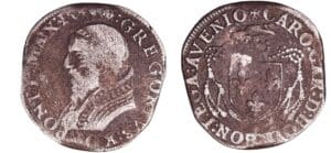 France - Comtat venaissin - Grégoire XIII - Teston 15?? (Avignon) France - Comtat venaissin - Grégoire XIII - Teston 15?? (Avignon)