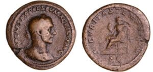 Macrin - Sesterce (217, Rome) - La Sécurité