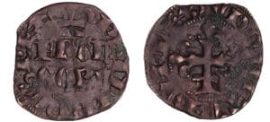 France - Philippe VI (1328-1350) - Double Parisis - 4ème type - 2ème émission (21 août 1350)