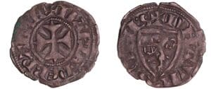 France - Berri - Seigneurie de Vierzon - Marie de Brabant - Denier France - Berri - Seigneurie de Vierzon - Marie de Brabant - Denier