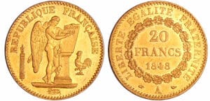 France - Deuxième république (1848-1852) - 20 francs Génie 1848 A (Paris)
