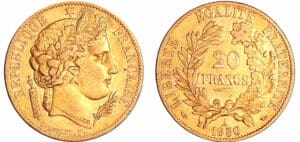France - Deuxième république (1848-1852) - 20 francs Cérès 1850 A (Paris) France - Deuxième république (1848-1852) - 20 francs Cérès 1850 A (Paris)