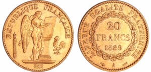 France - Troisième république (1871-1940) - 20 francs Génie 1889 A (Paris)