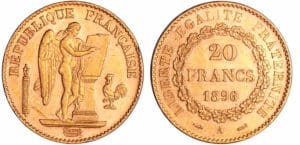 France - Troisième république (1871-1940) - 20 francs Génie 1896 A (Paris) France - Troisième république (1871-1940) - 20 francs Génie 1896 A (Paris)