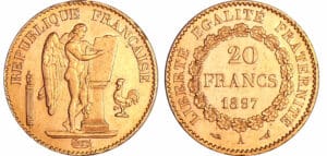 France - Troisième république (1871-1940) - 20 francs Génie 1897 A (Paris)