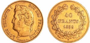 France - Louis-Philippe Ier (1830-1848) - 40 francs 1836 A (Paris) France - Louis-Philippe Ier (1830-1848) - 40 francs 1836 A (Paris)
