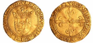 France - Charles VIII (1483-1498) - Ecu d'or au soleil - 2ème émission - Toulouse