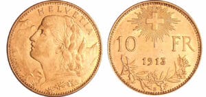 Suisse - 10 francs 1913