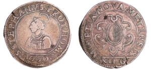 France - Les trois évêchés - Metz - Franc ou 12 gros 1660 (Metz)