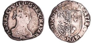 France - Navarre - Henri III de Navarre, II de Béarn - Demi-franc 1581 (Saint-Palais) France - Navarre - Henri III de Navarre, II de Béarn - Demi-franc 1581 (Saint-Palais)