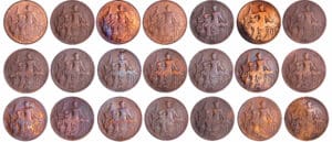 France - Troisième république (1871-1940) - 10 centimes Dupuis lot de 21 monnaies dont 1898 en SUP+ et 1905 en TTB