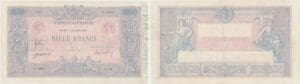 France - 1000 francs "bleu et rose" Type 1889
