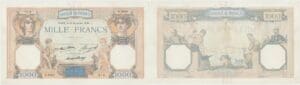 France - 1000 francs "Cérès et Mecure" Type 1927