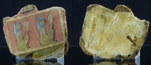 Egypte - Basse époque - Cartonnage de sarcophage - 633-332 av. J.-C. - (26ème-30ème dynastie)