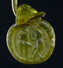 Romain byzantin - Médaillon en pâte de verre - 500 / 800 ap. J.-C. Romain byzantin - Médaillon en pâte de verre - 500 / 800 ap. J.-C.