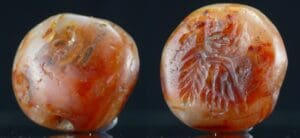 Moyen-Orient - Cachet en agate (Lion ailé) -  500 / 300 av. J.-C.