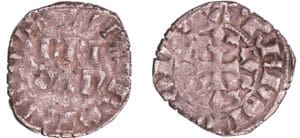 France - Bretagne - Charles de Blois - Double denier (Rennes)