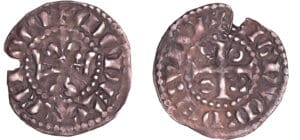 France - Comté du Maine - Charles de Valois - Denier
