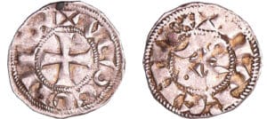 France - Comté de la Marche - Hugues IX - Denier France - Comté de la Marche - Hugues IX - Denier