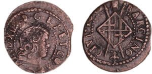 France - Louis XIV (1643-1715) - Barcelone - Sizain - 164(9)