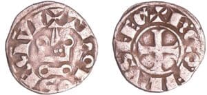 France - Languedoc - Toulouse - Alphonse de Poitiers - Denier France - Languedoc - Toulouse - Alphonse de Poitiers - Denier