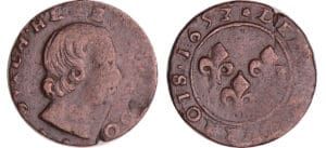 France - Principauté d'Orange - Guillaume-Henri de Nassau - Double tournois (Orange) France - Principauté d'Orange - Guillaume-Henri de Nassau - Double tournois (Orange)