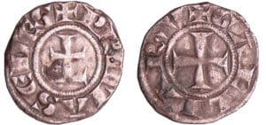 France - Lyonnais - Archevêché de Lyon - Obole (1200-12600) France - Lyonnais - Archevêché de Lyon - Obole (1200-12600)