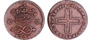 France - Savoie - Victor Amédée II - 2 deniers 1726 (Turin) France - Savoie - Victor Amédée II - 2 deniers 1726 (Turin)