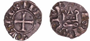 France - Philippe IV (1285-1314) - Obole tournois à l'O rond