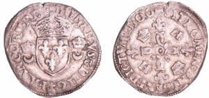 France - Henri II (1547-1559) - Douzain aux croissants - 1550 (Montélimar)