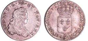 France - Louis XV (1715-1774) - 1/3 d'écu de France - 1721 & (Aix) France - Louis XV (1715-1774) - 1/3 d'écu de France - 1721 & (Aix)