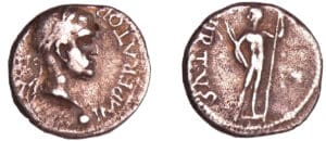 Galba - Denier (68, Tarraco) - Mars