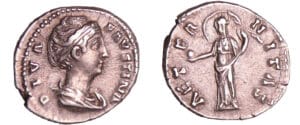 Faustine Mère - Denier (147, Rome)