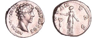 Marc Aurèle - Denier (143, Rome) - La Jeunesse