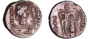 Scipio - Denier (47-46 Av. J.-C., Afrique du Nord)