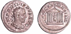 Philippe 1er - Antoninien (248, Rome) - Temple
