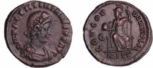 Valentinien II - Nummus (379-383, Antioche) Valentinien II - Nummus (379-383, Antioche)