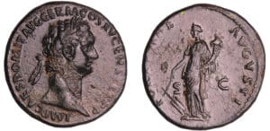 Domitien - Dupondius (90-91, Rome) - La Fortune